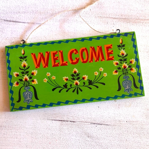 Cost Plus World Market Other - Welcome wall sign